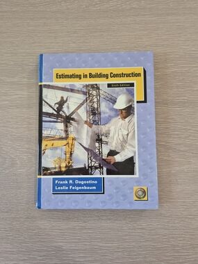 Estimating in Building Construction Textbook - Hardcover